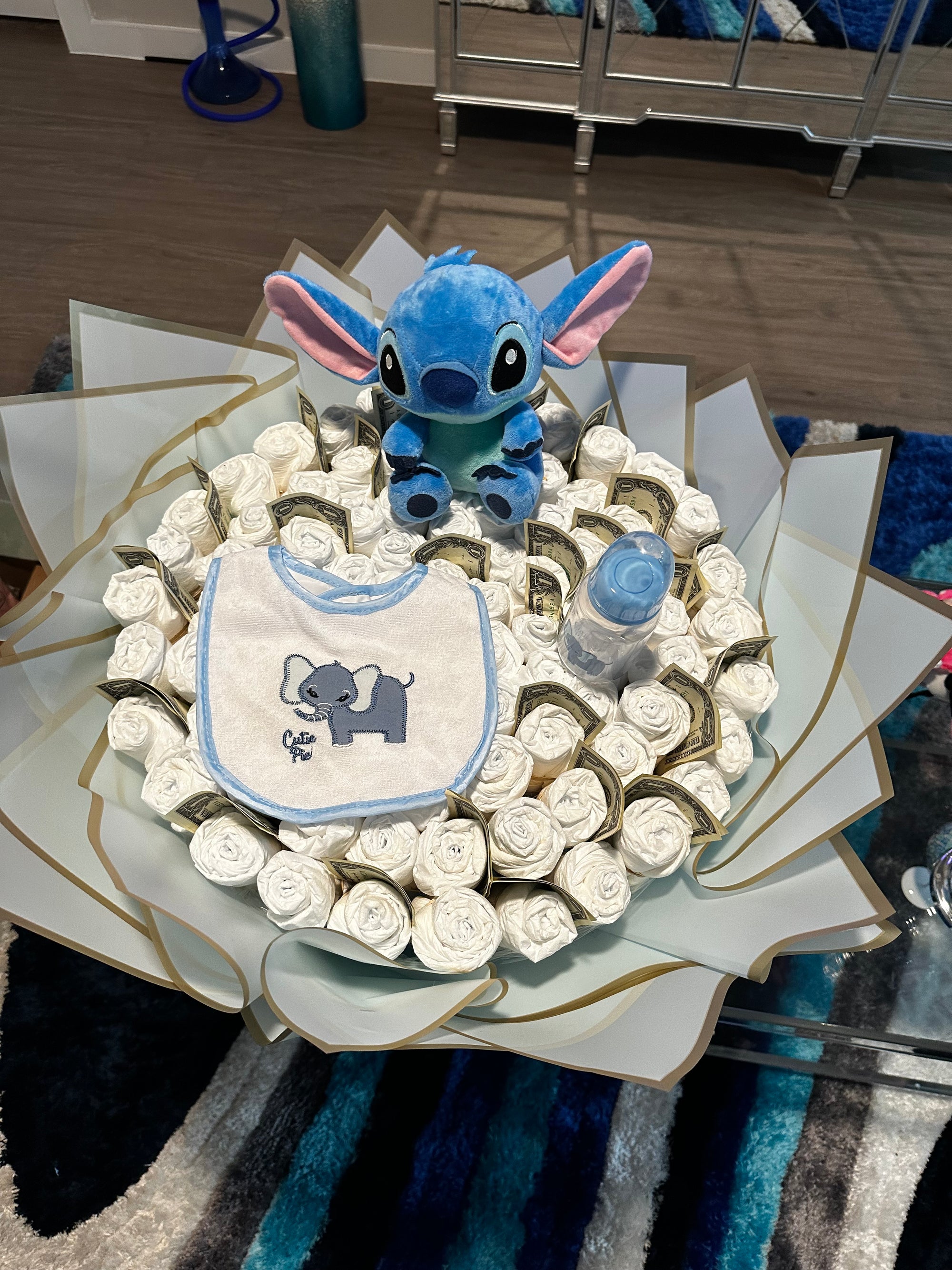 Boy Diaper Bouquet