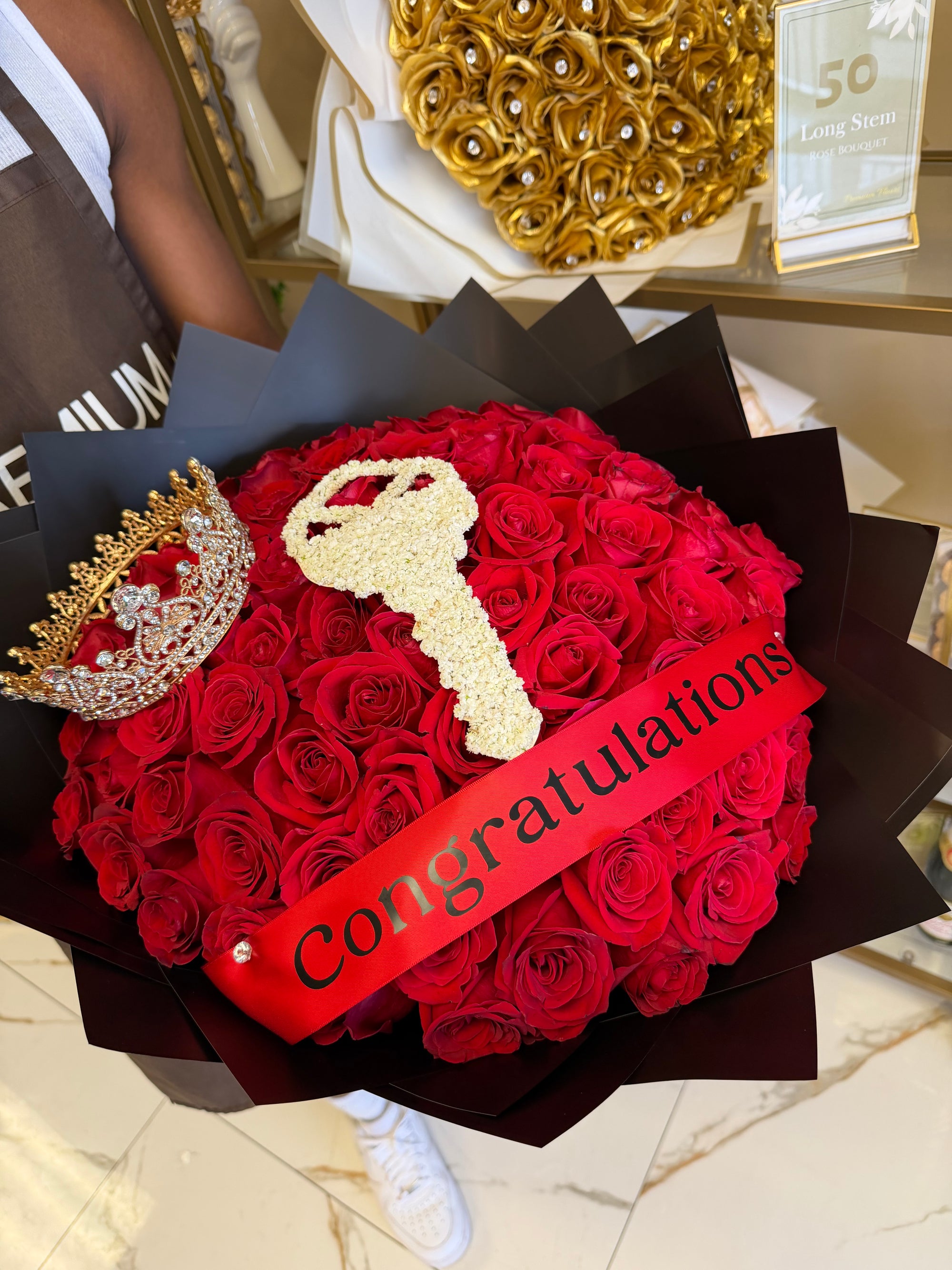 Initial letters (each) baby’s breath