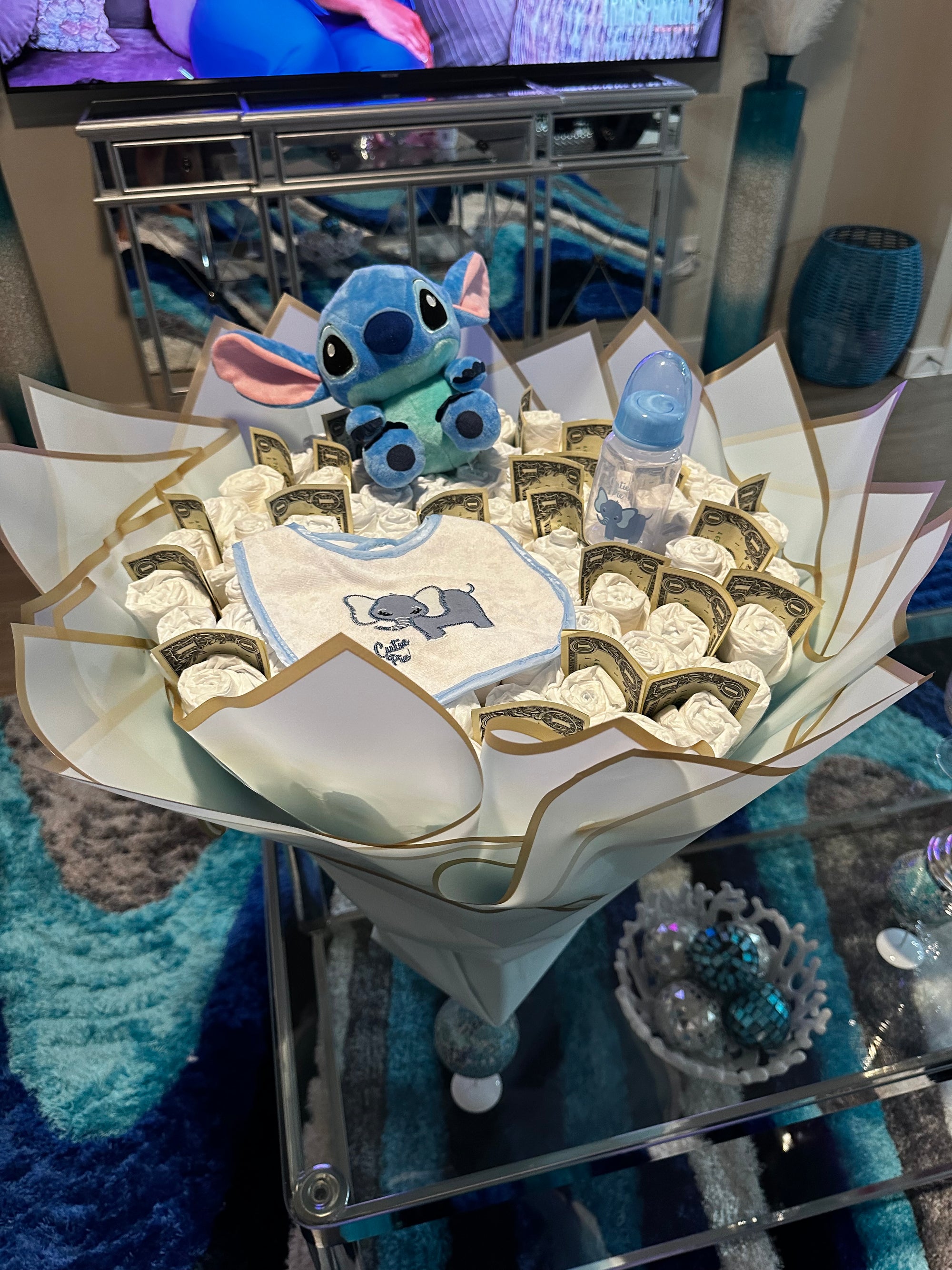 Boy Diaper Bouquet