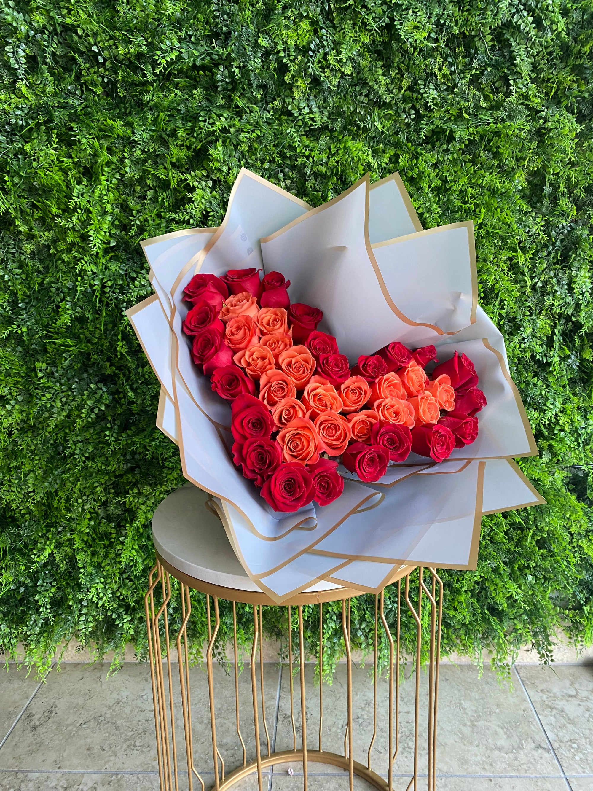 Large Heart Shaped Bouquets