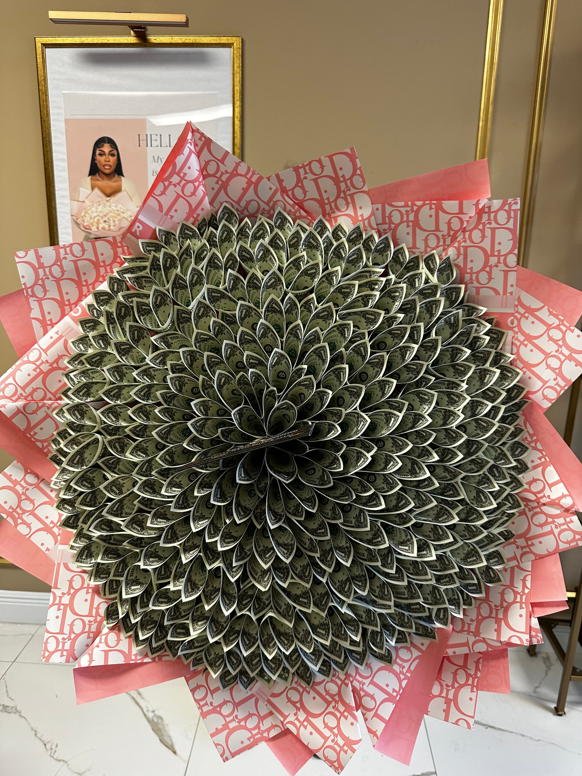 Money Bouquet with (No Roses)