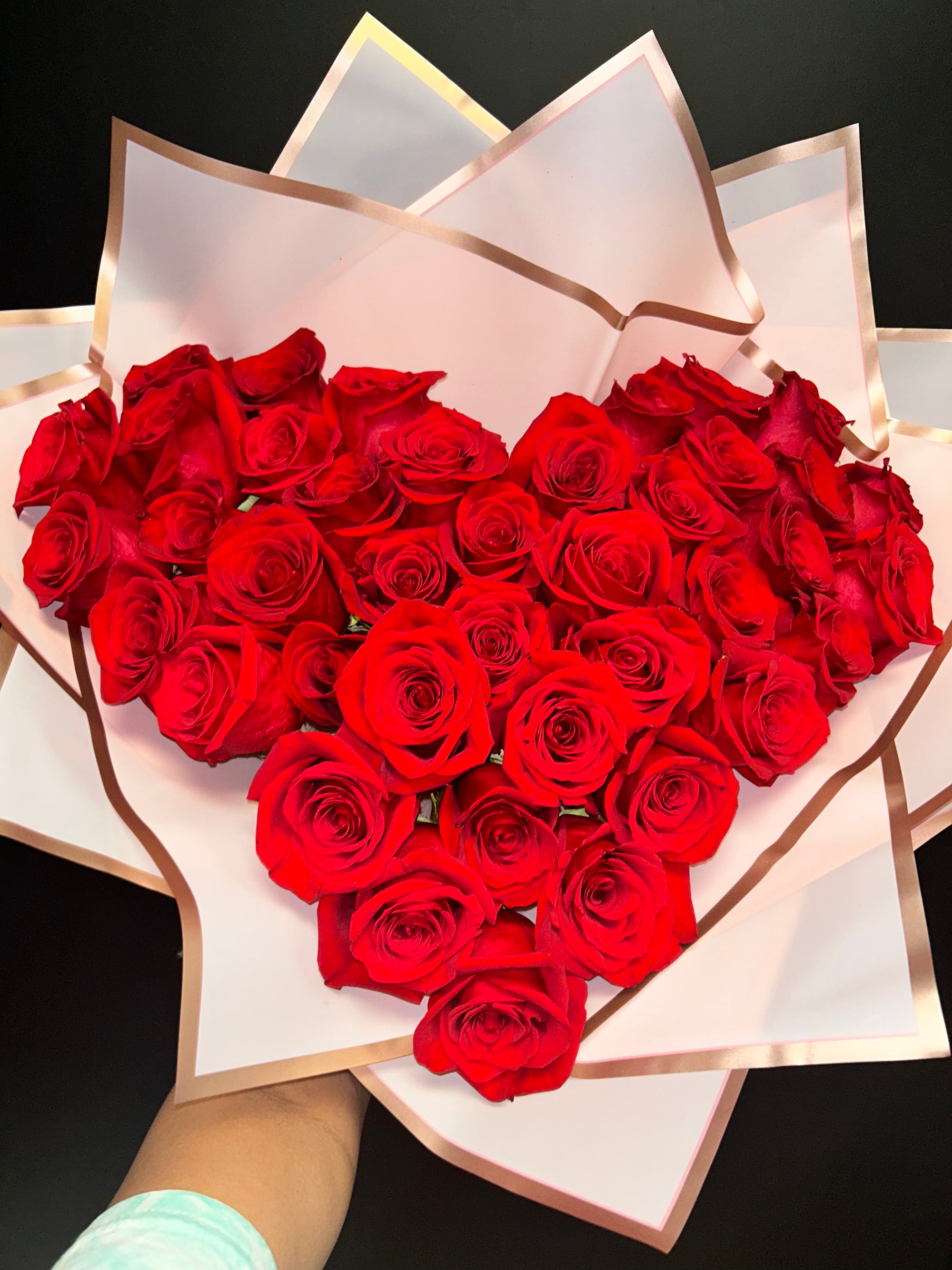 Large Heart Shaped Bouquets